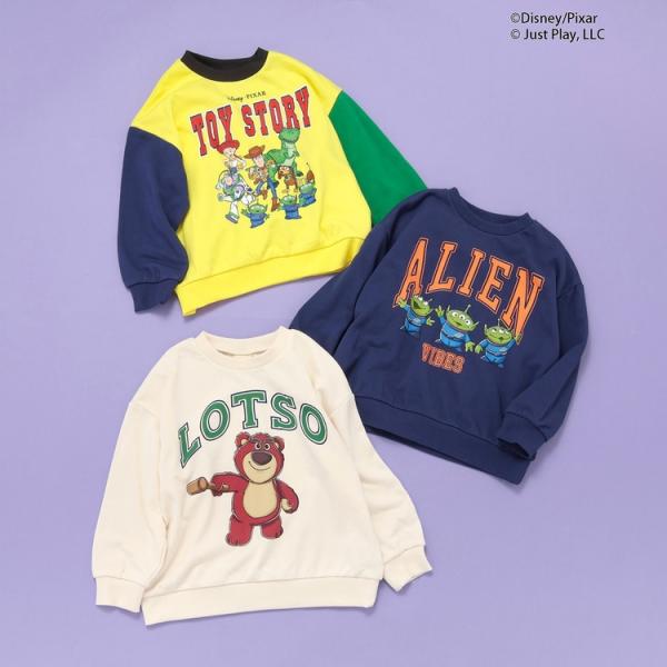 トレーナー スウェット スエット 裏毛 ディズニー ウッディ バズ・ライトイヤー 暖かい 子供服 キッズ 男の子 女の子 カジュアル お洒落 オシャレ かわいい 可愛い 普段着 デイリーウェア お出かけ着 かっこいい 長袖 ロングスリーブ ...