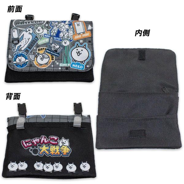 ポケットポーチ 移動ポーチ バッグ ポーチ 財布 かばん クリップポケット にゃんこ大戦争 NYANKO DAISENSOU最新柄のポケットポーチになります。クリップが付いているのでバッグやポケットがない服でも簡単に外付ポケットにしたりと需...