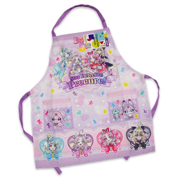 送料無料 名探偵プリキュア エプロン 110cm 約44×40cm ポリエステル100％ プリキュア キャラクター 2026年