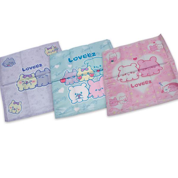 送料無料 らぶいーず ナフキン 3枚組 約43×43cm ランチクロス Loveez 2025-2026年