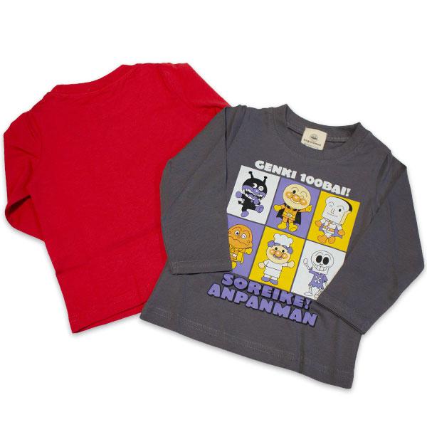 送料無料 アンパンマン 長袖Tシャツ 長袖 Tシャツ 長T 子供服 シャツ anpanman 2026年春