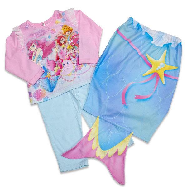 送料無料 トロピカル ジュ プリキュア 光る ローラのマーメイドブランケット 長袖パジャマ 100cm 110cm 1cm対応 キッズタウン ヤフーショップ 通販 Yahoo ショッピング