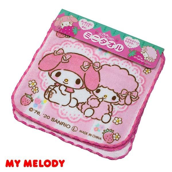 マイメロディ ミニタオル3枚組 約16 16cm 綿100 いちご柄 マイメロ ピアノちゃん My Melody キッズタウン ヤフーショップ 通販 Yahoo ショッピング