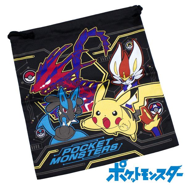 ポケットモンスター 巾着m Hpk2 0 約26 5 29 5cm 黒 日本製 ポケモン 6405 キッズタウン ヤフーショップ 通販 Yahoo ショッピング