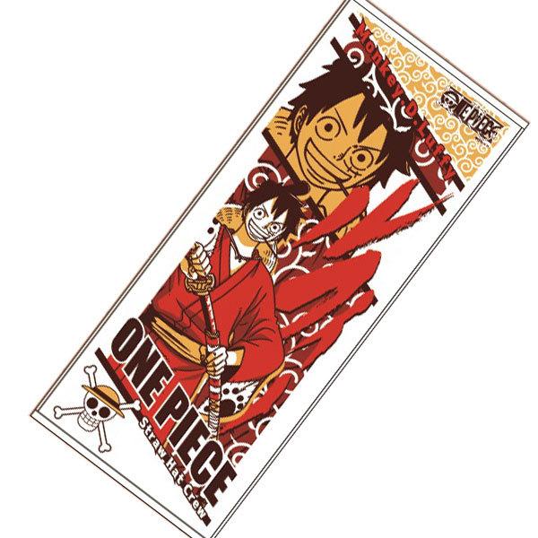 ワンピース Onepiece フェイスタオル 約33 cm モンキー D ルフィ ワノ国編柄 日本製 タオル キッズタウン ヤフーショップ 通販 Yahoo ショッピング