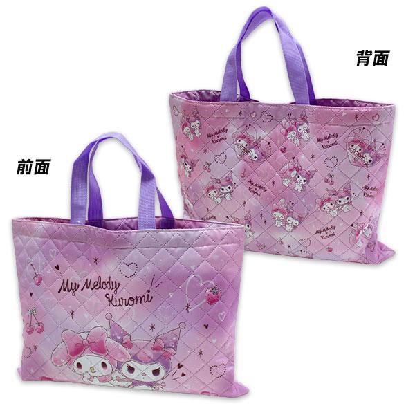 レッスンバッグ トートバッグ 手提げバッグ お稽古 かばん bag マイメロディ クロミ MY MELODY kuromi サンリオ Sanrioレッスンバッグになります。ポリエステル素材なので軽くて丈夫でシワが寄りにくく速乾性が高いところ...