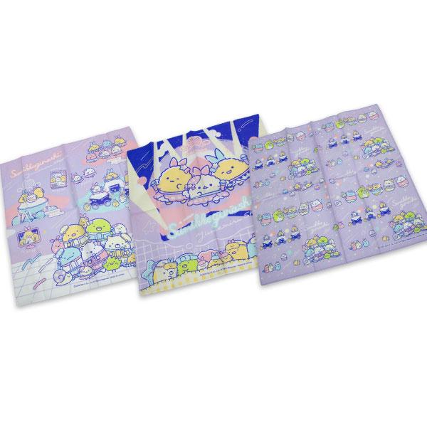 送料無料 すみっコぐらし ランチクロス3枚組 夢みるしっぽず柄 約43×43cm ランチ ナフキン san x サンエックス 2025-2026年