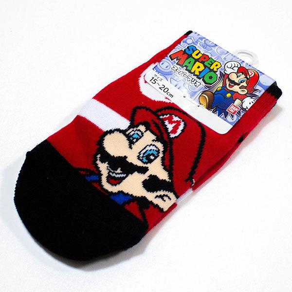 スーパーマリオ スニーカーソックス 15 cm マリオ 赤 のび る フィット 靴下 Super Mario キッズタウン ヤフーショップ 通販 Yahoo ショッピング