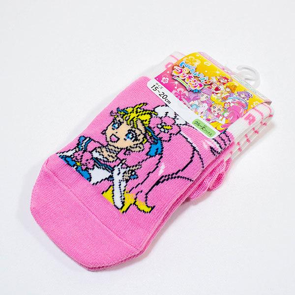 トロピカル ジュ プリキュア クルー丈ソックス 15 cm キュアサマー柄 ピンク のび る フィット 靴下 キッズタウン ヤフーショップ 通販 Yahoo ショッピング