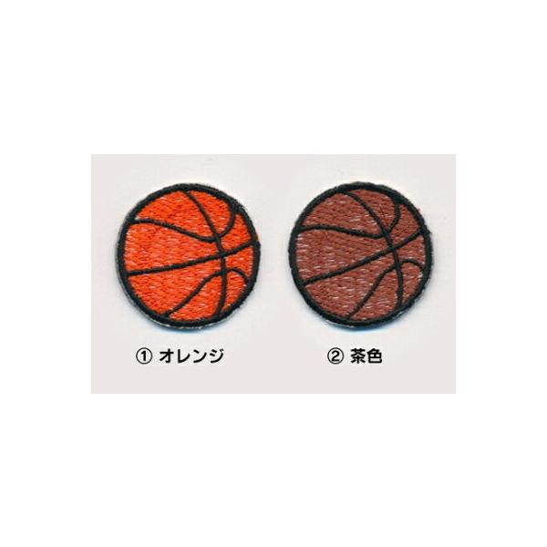 バスケットボールワッペン バスケットボール_Bワッペン小 : 子ども服と刺繍の店WR - 通販