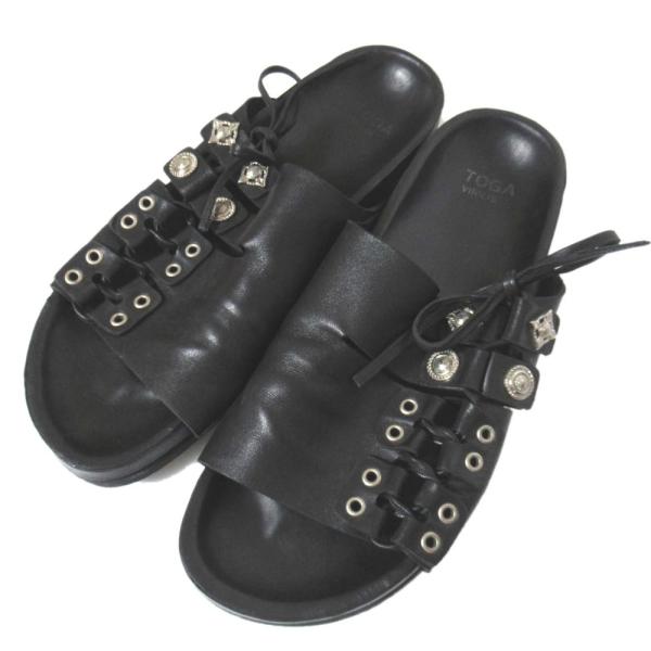 【極美品】TOGA VIRILIS トーガビリリース　メタルサンダル　41 TOGA VIRILIS（トーガ ビリリース） 美品 トーガビリリーズ AJ755