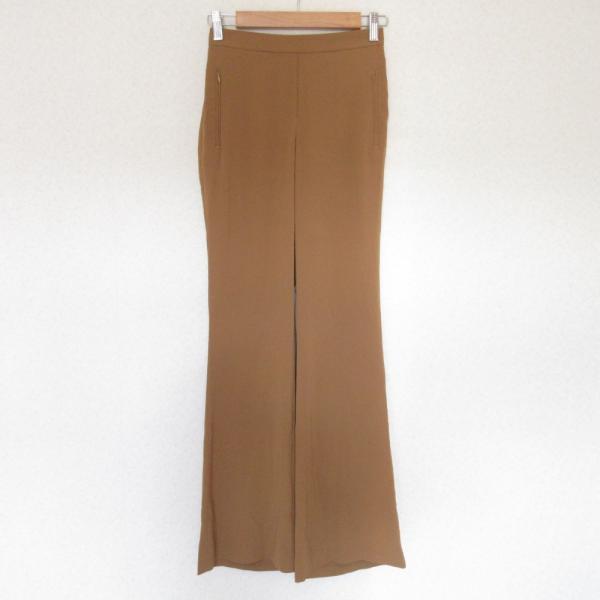 theory セオリー パンツ ベージュ XX0 ストレッチウール レディース Theory - セオリー Theory ワイドパンツ スラックス ウール 0 ベージュ
