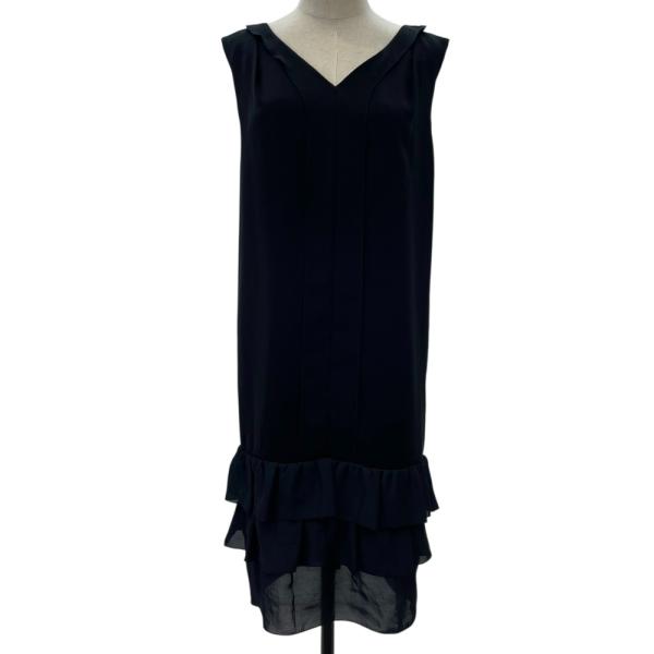 新品未使用　イエナ　ワンピース IENA 未使用 イエナ フレンチスリーブ 裾ティアードワンピース