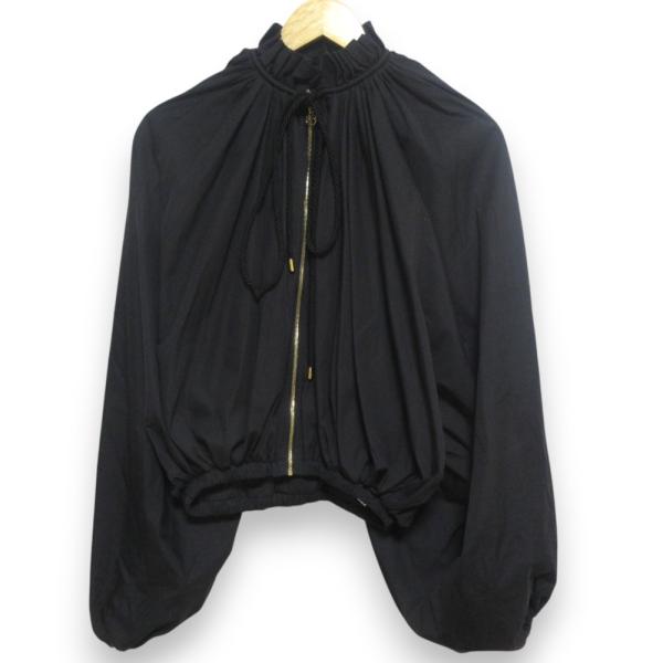 値下げ✴︎PATOU パトゥ シャーリングブラウスショート丈ブルゾン サイズ34 PATOU（パトゥ） 美品 23SS PATOU シャーリングブラウス ショート丈