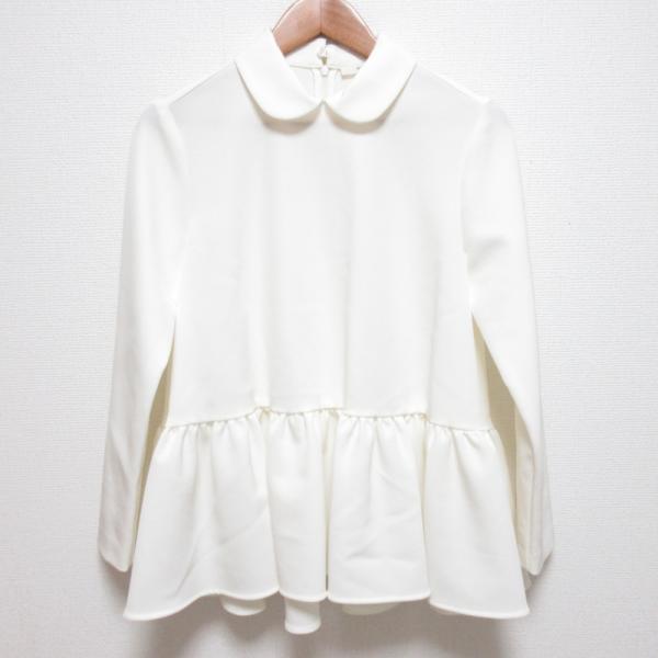 Yori 美品 22SS yori ヨリ ラウンドカラードレスブラウス YR2221-007SP