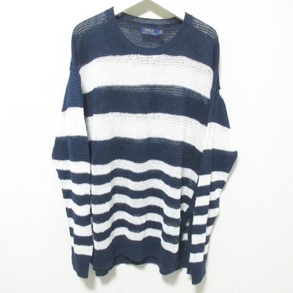 POLO RALPH LAUREN（ポロ・ラルフローレン） 美品 ボーダー柄 リネン