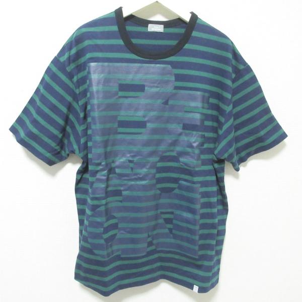kolor カラー サイズ2 ビッグボーダーT ドッキングTシャツ kigaeru_13916120008
