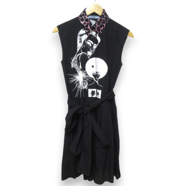 PRADA ティアドロップ バック チュニック ワンピース / プラダ フレア PRADA ティアドロップ バック チュニック ワンピース / プラダ フレア