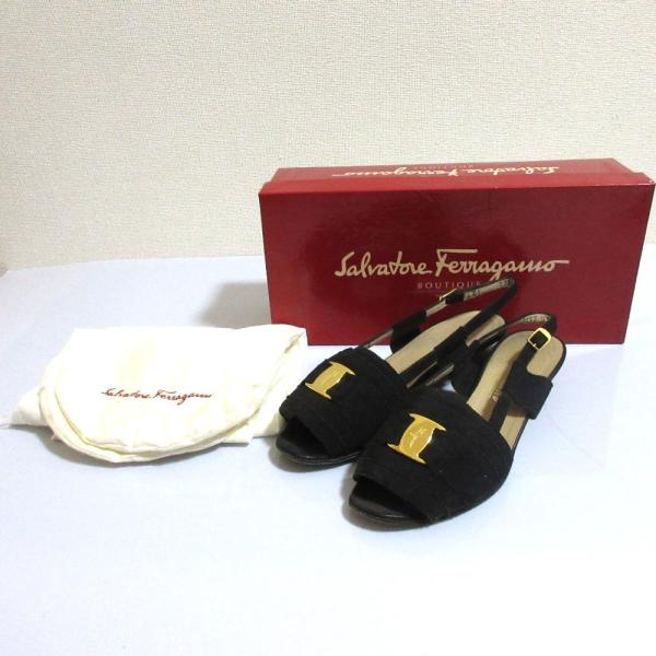 良品 Salvatore Ferragamo サルヴァトーレフェラガモ ヴァラ リボン
