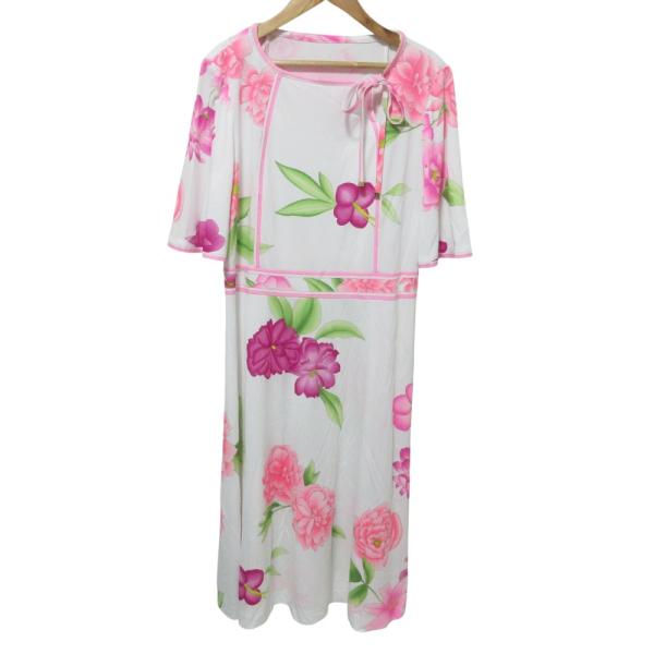 LEONARD 美品 クリーニング済 レオナール フラワープリント