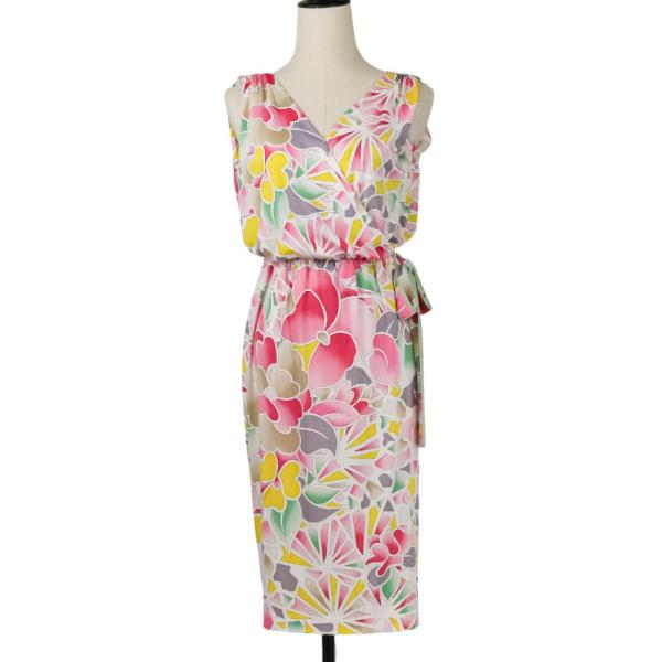 LEONARD FASHION 美品 レオナールファッション カンカン素材  