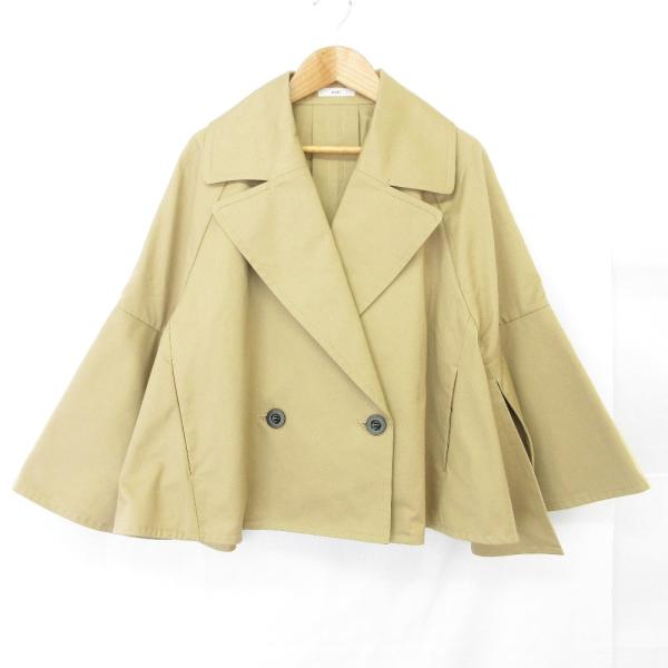 yori コットンショートトレンチコート Yori 良品 23SS yori ヨリ コットンショートトレンチコート YR25