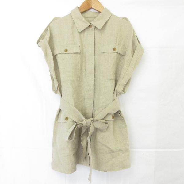 新品 定価41800円 ウィムガゼット 25ss 春夏 リネン ミリタリー ジレ Whim Gazette（ウィム ガゼット） 美品 25SS Whim Gazette リネン