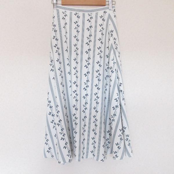 IENA（イエナ） 美品 IENA DEVEAUX sese ストライプ フラワー フレア