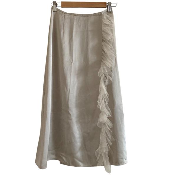 ESTNATION 美品 23AW エストネーション サテンチュールラップスカート