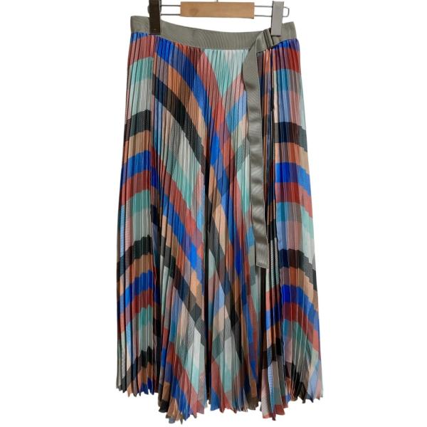 sacai（サカイ） 美品 Plaid Skirt プリーツラップスカート 22-06209
