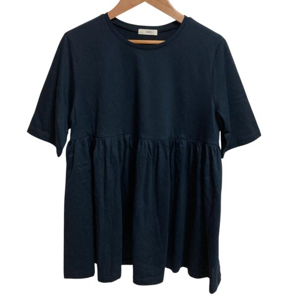 完売 美品 ヨリ yori パフギャザーカットソー 定価1.7 Yori 美品 24SS yori ヨリ フレアギャザーカットソー YR11-24123SM