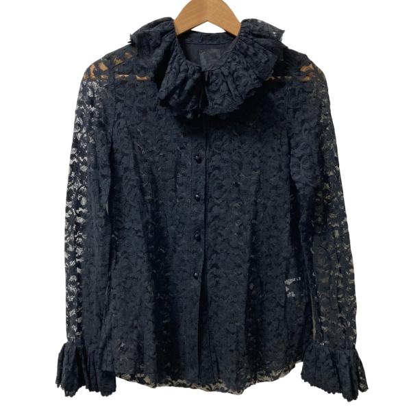 ANNA SUI（アナスイ） 美品 フラワーレース 長袖 シアーシャツ サイズ2