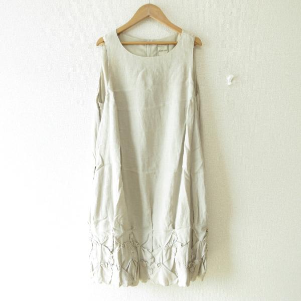 【美品】デイジーリン　フォクシー　リネン　ワンピース　バルーン 34555 美品 DAISY LIN For FOXEY デイジーリン フォクシー BOTERO DRESS