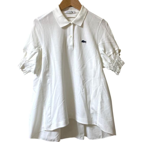 sacai（サカイ） 良品 ラコステコラボ 半袖 ドッキングポロシャツ 17