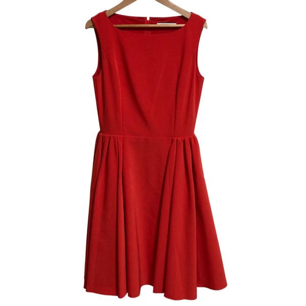 【未使用級】近年　フォクシー　サイドギャザードレス ストレッチ　手洗い可　38 美品 FOXEY NEW YORK フォクシーニューヨーク サイドギャザードレス