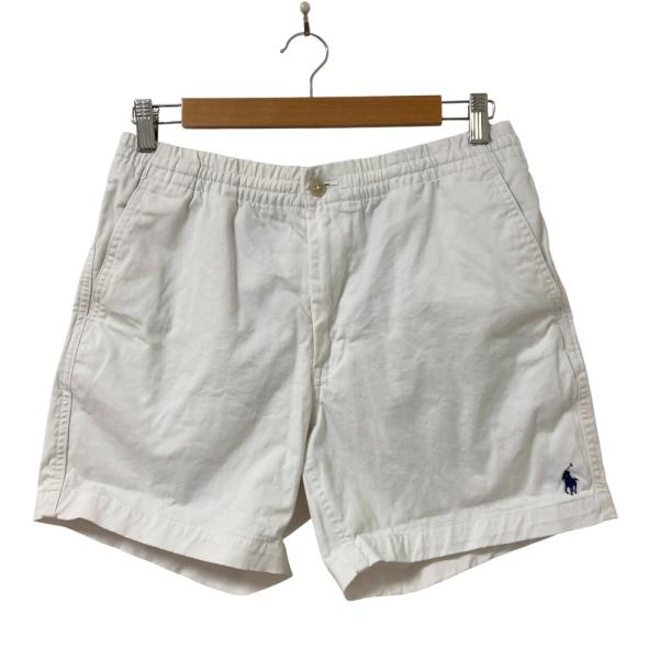 新品未使用　ポロ・ラルフローレン ホワイトショートパンツ US S POLO RALPH LAUREN（ポロ・ラルフローレン） 美品 STRETCH CLASSIC FIT