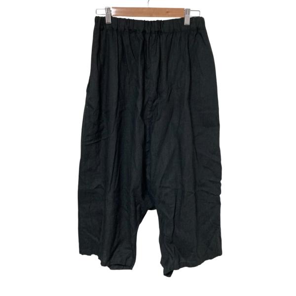 【美品】nest Robe　サルエルパンツブラック nest Robe（ネストローブ） 美品 リネン サルエルパンツ Fサイズ