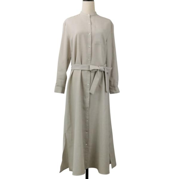 theory luxe（セオリーリュクス） 良品 FLOW バンドカラーシャツ 長袖