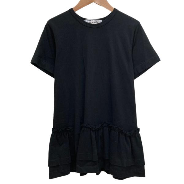 【美品】コムデギャルソン コムコム　AD2017 変形裾フリル Tシャツ 白 M COMME des GARCONS 美品 GARONS コムコム コムデギャルソン AD2017