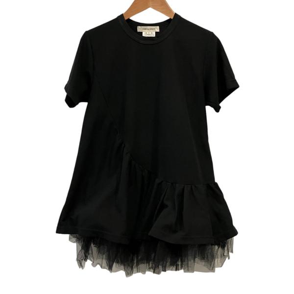 美品✨コムデギャルソン フリル アシンメトリー 長袖 カットソーS白AD2024 COMME des GARCONS（コムデギャルソン） 良品 AD2021 アシンメトリー