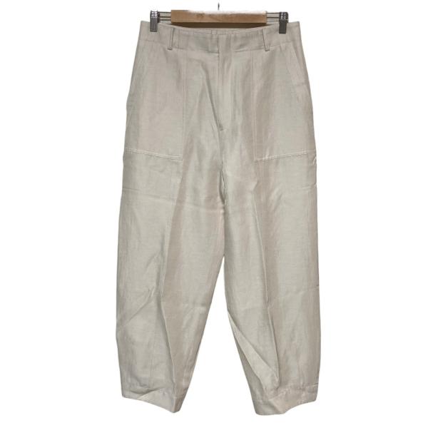 ebure 美品 24SS ebure エブール リネンアセテート パンツ 3910600550