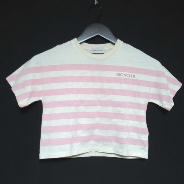美品　MONCLER 刺繍 Tシャツ キッズ 100cm モンクレール　4A kigaeru_170010065008