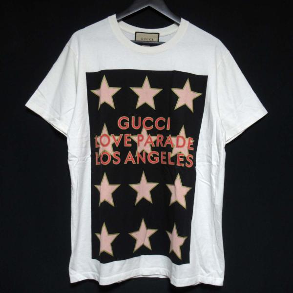 GUCCI 美品 グッチ Love Parade LA T-Shirt プリント 半袖 T