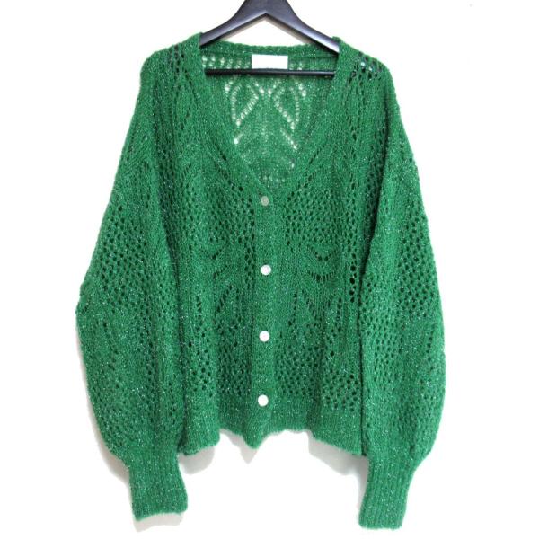 美品 22SS Mame Kurogouchi マメクロゴウチ Botanical Pattern Knitted