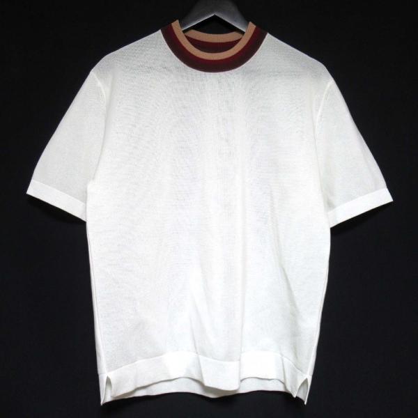 極美品☆CFCL シーエフシーエル 24SS コットン TC GARTER SHORT SLEEVE TEE SHIRT オーバーサイズ半袖ニット F 日本製 正規品 レディース CFCL（シーエフシーエル） 美品 24SS CFCL TC GARTER SHORT SLEEVE TEE