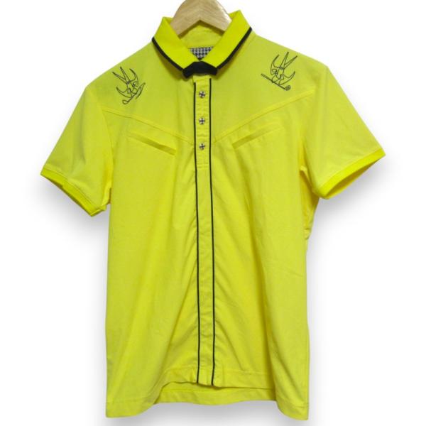 ラッセルノ　ポロシャツ 美品 Russeluno ラッセルノ ロゴ刺〓 半袖 ポロシャツ