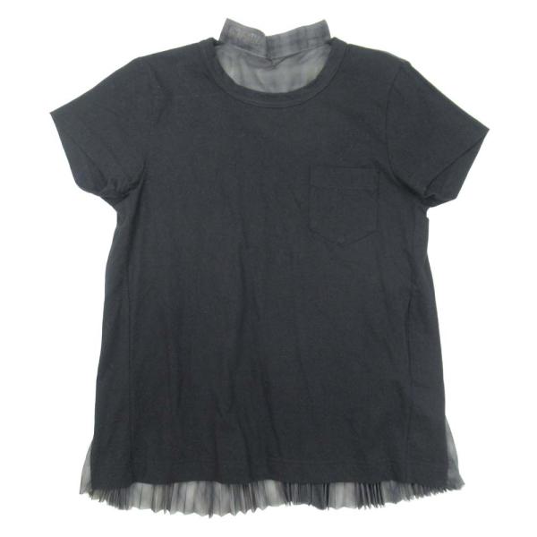 sacai 新品同様 20ss サカイ チェック バックプリーツ