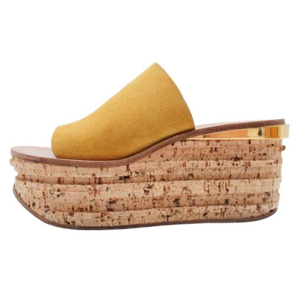 Chloe 美品 クロエ CAMILLE カミーユ コルク ウェッジソール サンダル  