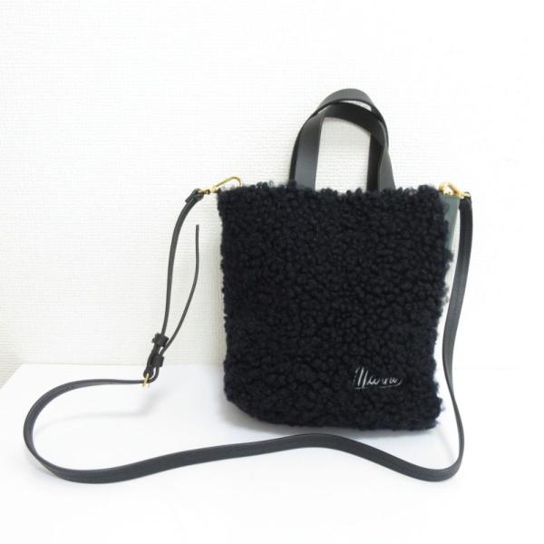 【極美品】MARNI マルニ coffer 巾着 ハンドバッグ レザー MARNI - 極美品 マルニ MARNI バッグ ハンドバッグ ボア ウール
