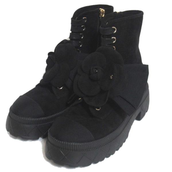 CHANEL（シャネル） 未使用 23AW CHANEL カメリアリボン スエード